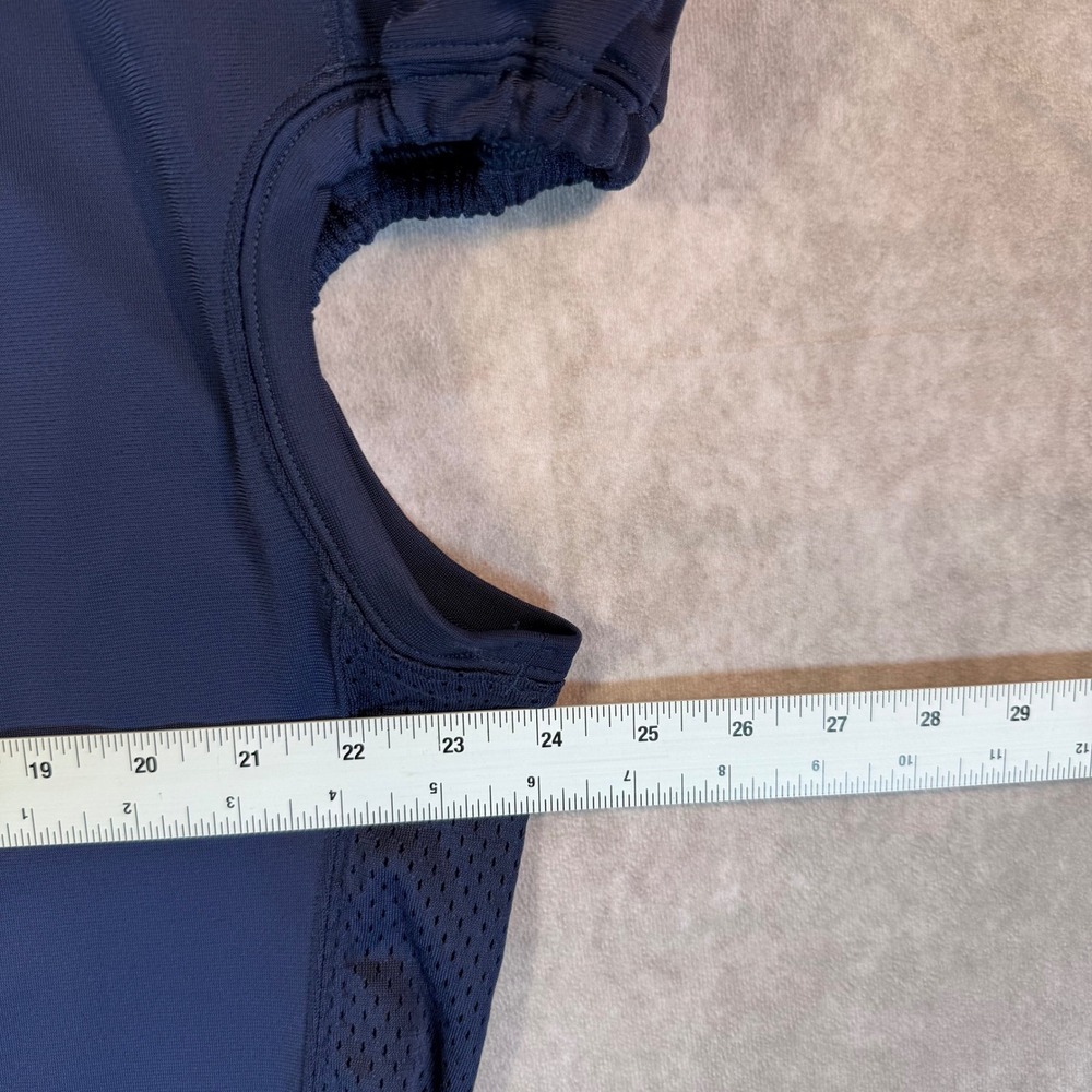 Nike Football Jersey Men 3XL Navy Blue White Sleeve Stripes Training Halloween - Picture 7 of 8
